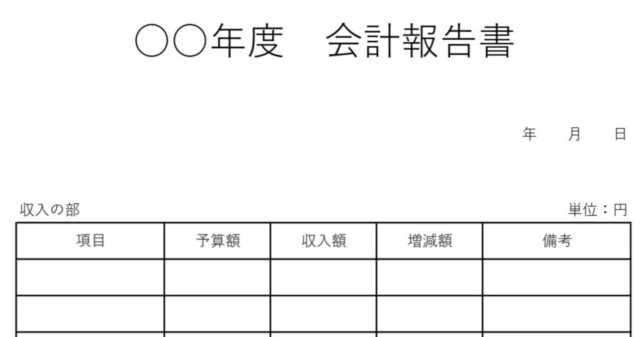 Accounting Report Template! Excel and Word Formats for Simply ...