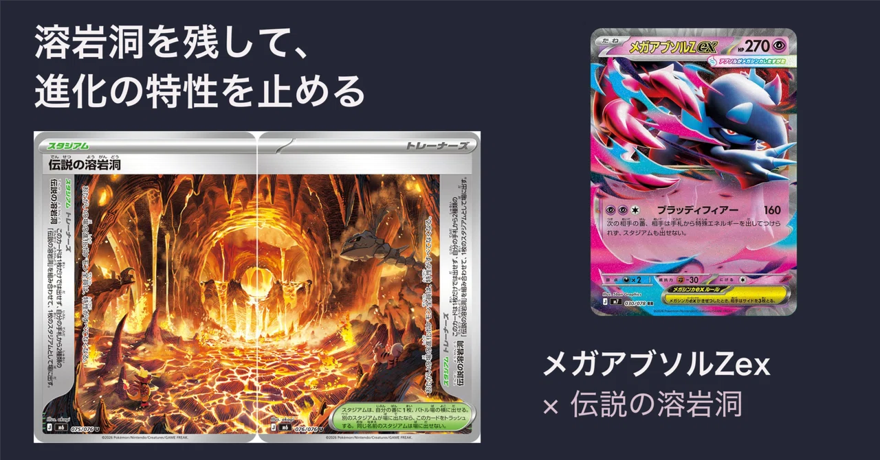 Mega Absol Zex × Legendary Lava Cave | A 60-Card Deck Idea to Stop ...
