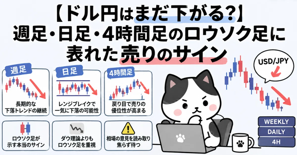 [USD/JPY Market Environment Analysis] Is USD/JPY Still Falling? Sell ...