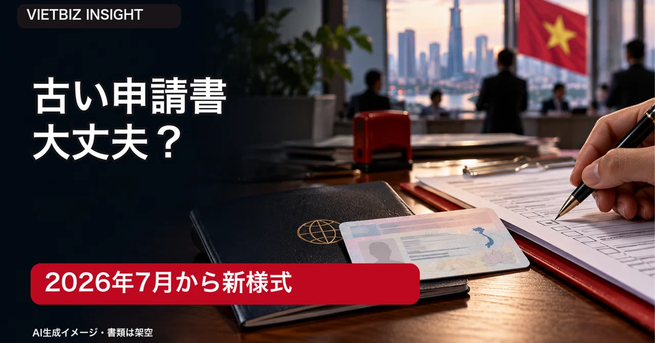Vietnam TRC/Visa Application | New Forms from July 2026: Key Points for ...
