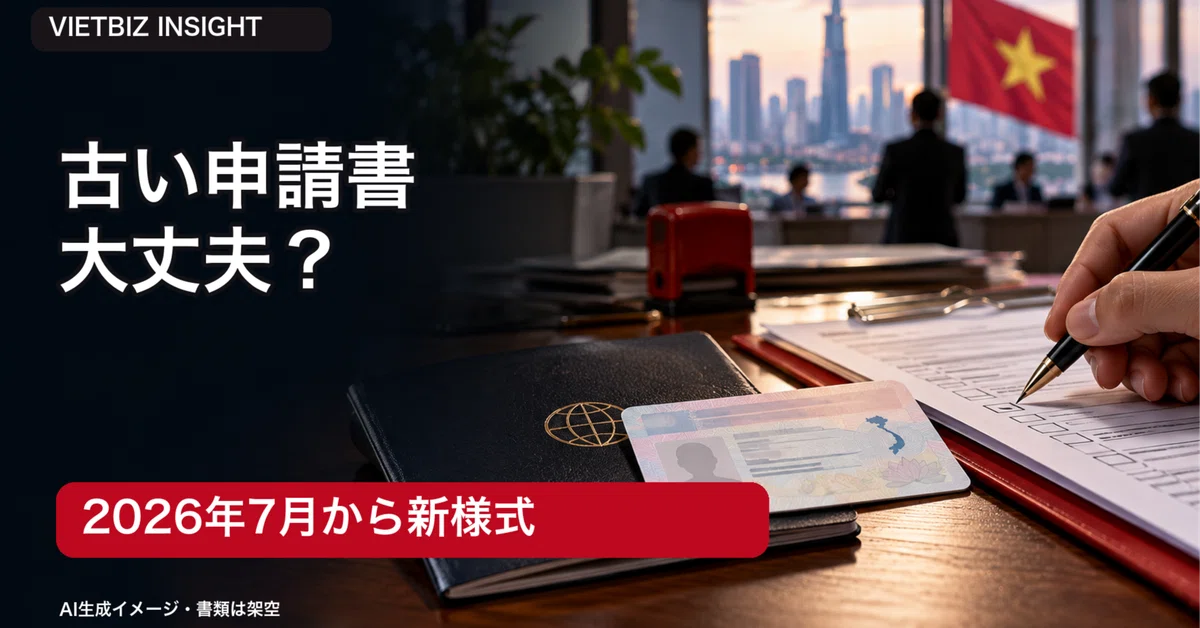 Vietnam TRC/Visa Application | New Forms from July 2026: Key Points for ...