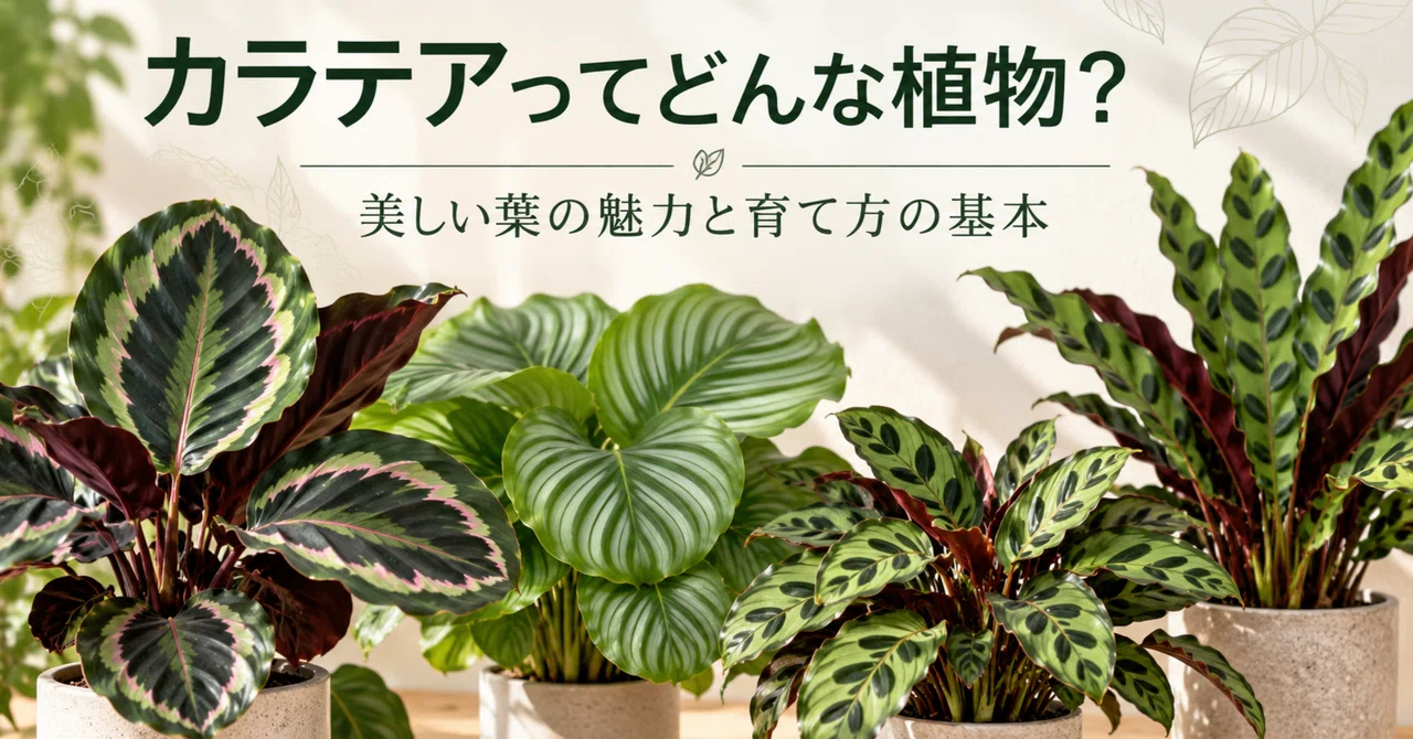 What Kind of Plant is Calathea? ~The Charm of Beautiful Leaves and ...