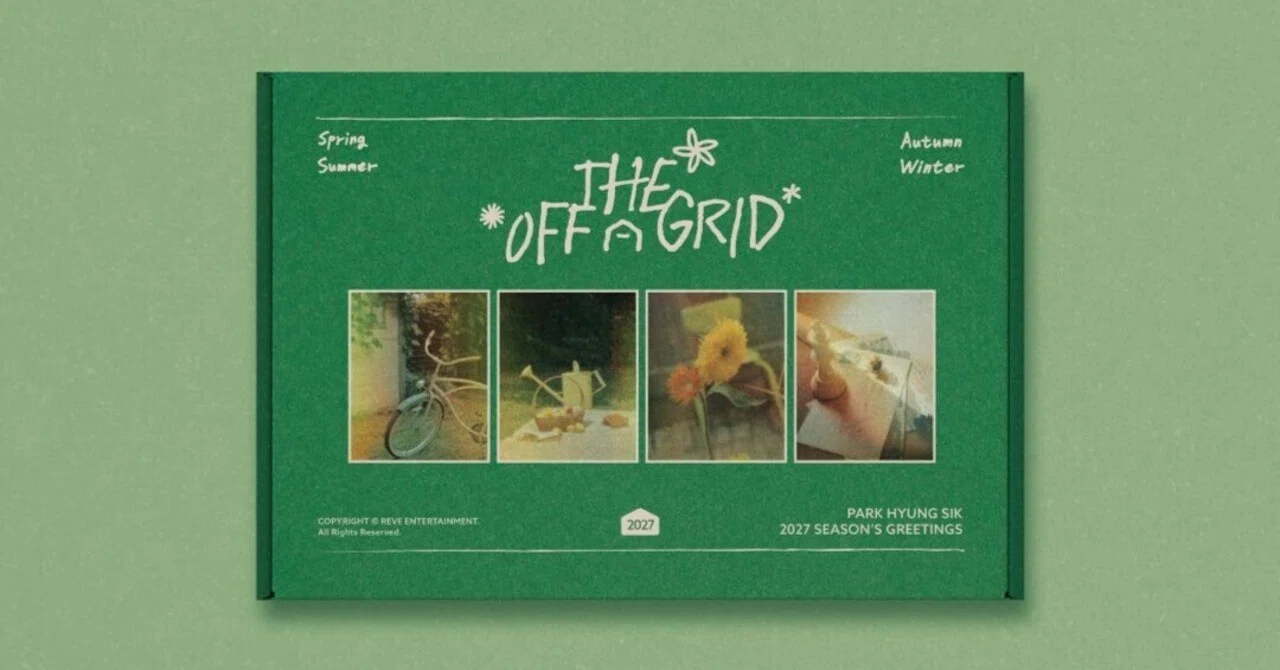 PARK HYUNG SIK 2027シーズングリーティング、『OFF THE GRID』｜Fantoot｜韓国配送代行