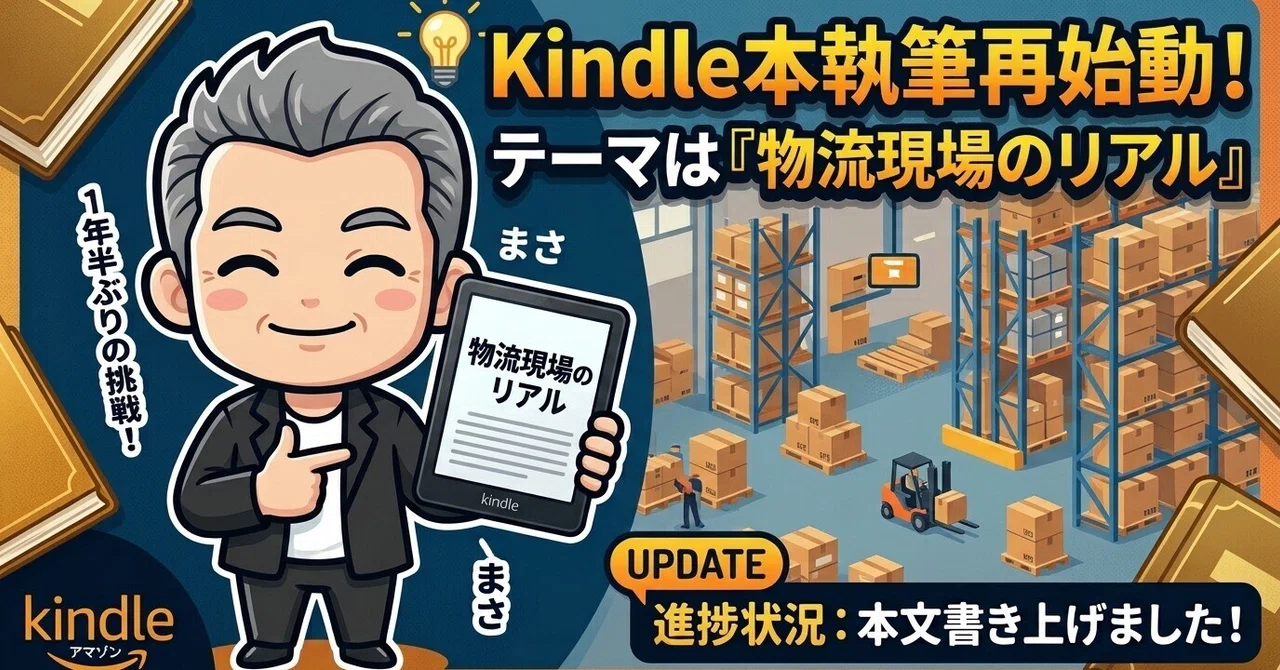 Writing a Kindle book for the first time in a year and a half｜まさ