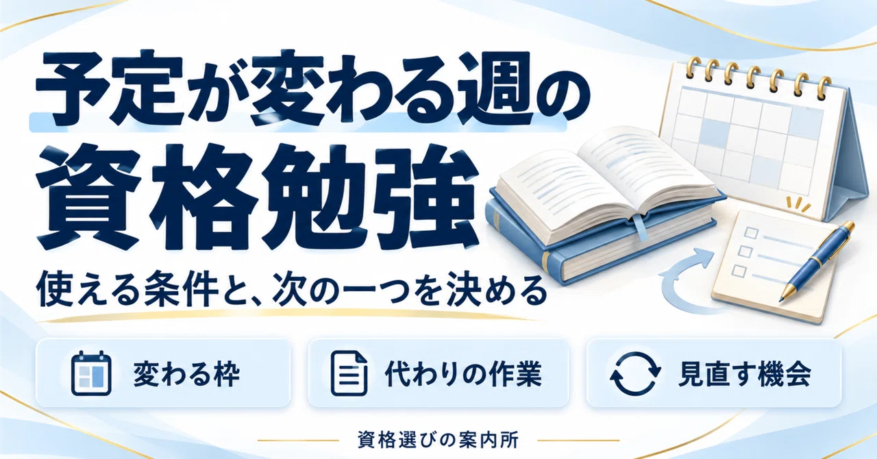 Week Task Calendar Studying for Qualifications During Weeks with Frequent Schedule Changes ...