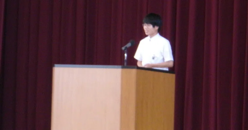【桐蔭高校】よりよい学校づくりを目指して － 後期生徒会役員決定－