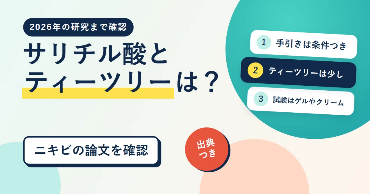 Salicylic Acid and Tea Tree for Acne? What the Research Says｜botto｜ニキビ ...