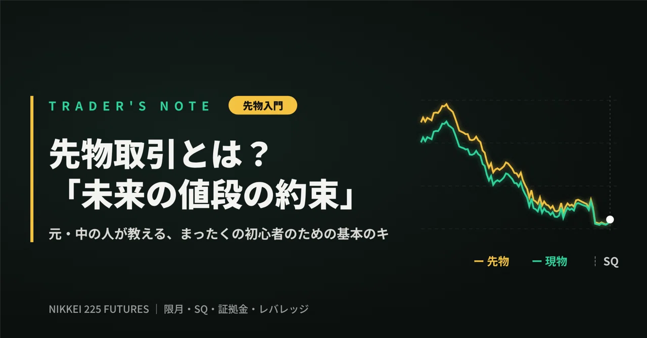 Introduction to Futures Trading｜Trader's note