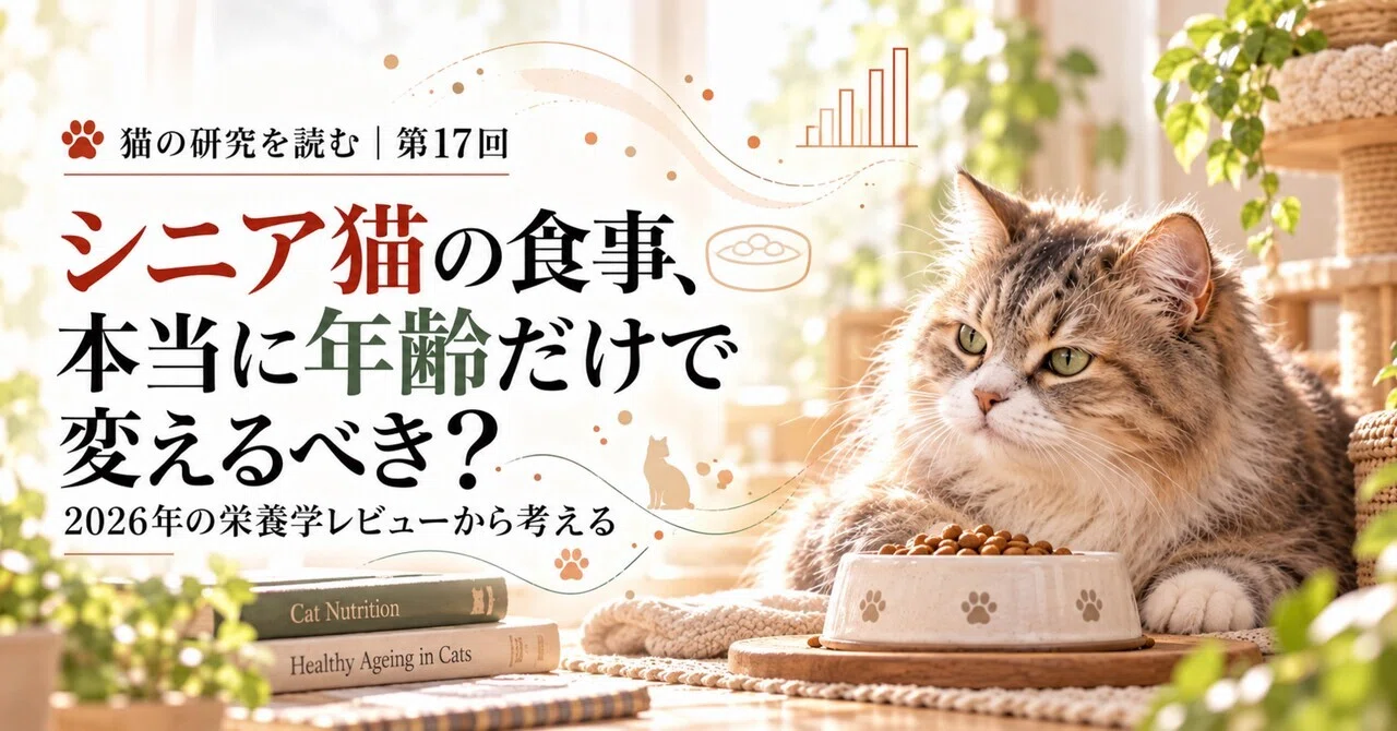 Should You Really Change Your Senior Cat's Diet Based Solely on Age? — Reflections from a 2026 Nutritional Review