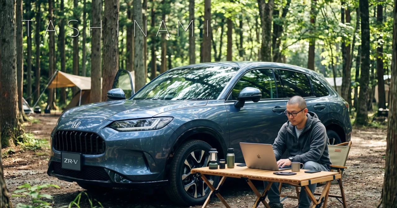 The Traveler Who Turns an SUV Window into a Workspace, and the Sound ...