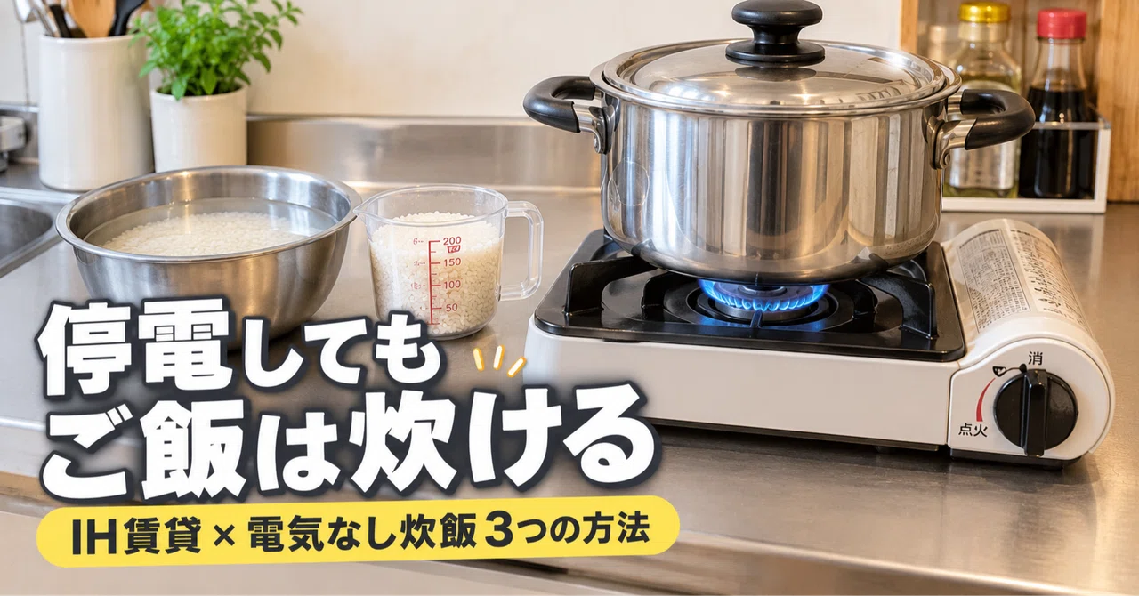 Living Alone in a Rental with an IH Stove During a Power Outage: 4 Ways ...