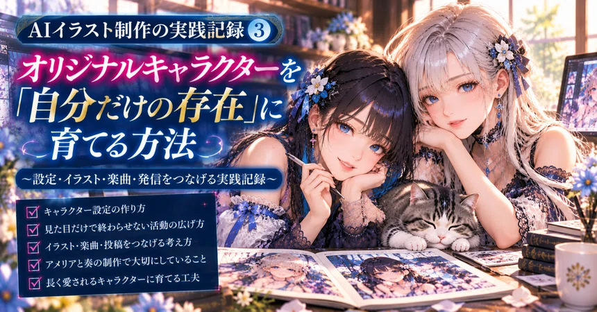 [AI Illustration Production Practice Record 3] How to Nurture an ...