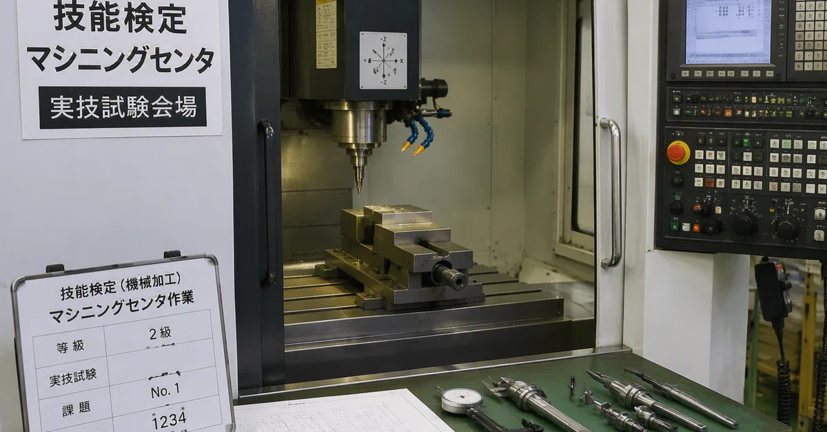 [Skills Test] 2026 Machining Center Operation Grade 1 Practical ...