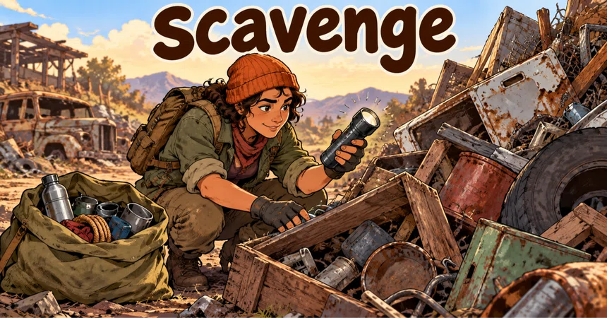 scavenge - Pronunciation, Meaning, Etymology, Example Sentences, and ...