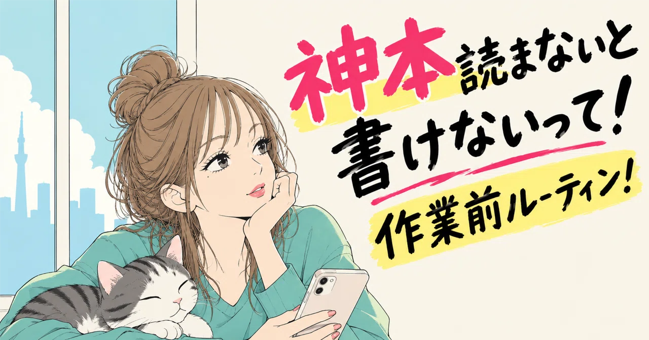 I Can't Write Without Reading a Great Book! My Pre-Work Routine!｜エメラルド