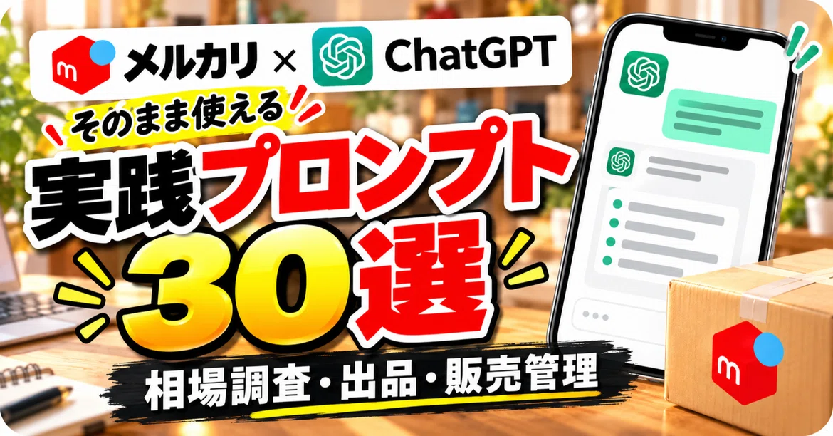 [Mercari x ChatGPT] 30 Practical Prompts for Integration - Free Release ...
