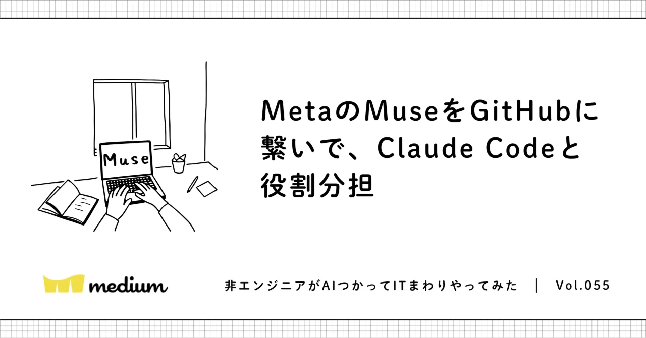 Connecting Meta's Muse to GitHub and Dividing Roles with Claude Code ...