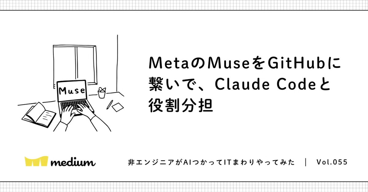 Connecting Meta's Muse to GitHub and Dividing Roles with Claude Code ...
