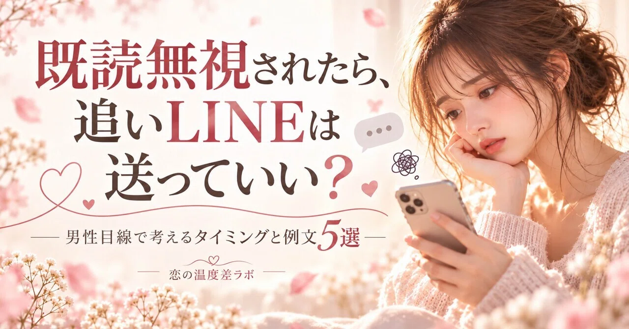 If you've been left on read, is it okay to send a follow-up LINE? 5 ...