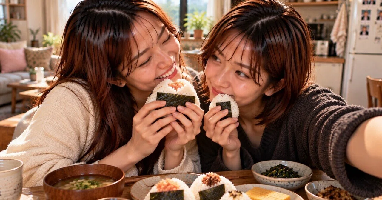 When I made rice balls with my girlfriend, our personality differences ...