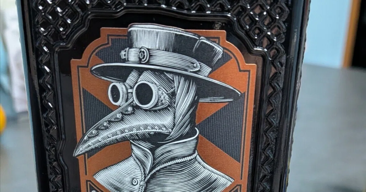 [The Aesthetics of Drinking] The Black Plague Mask Whispers of the ...