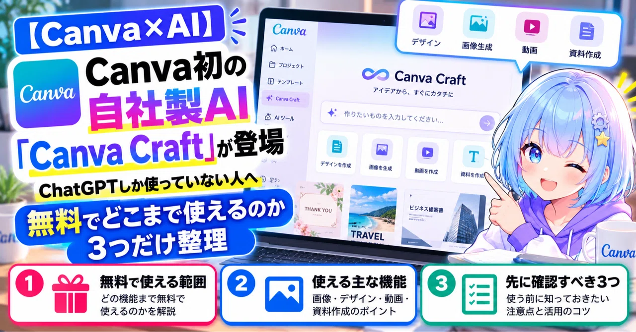 [Canva x AI] Canva's first proprietary AI 'Canva Craft' is here | For ...