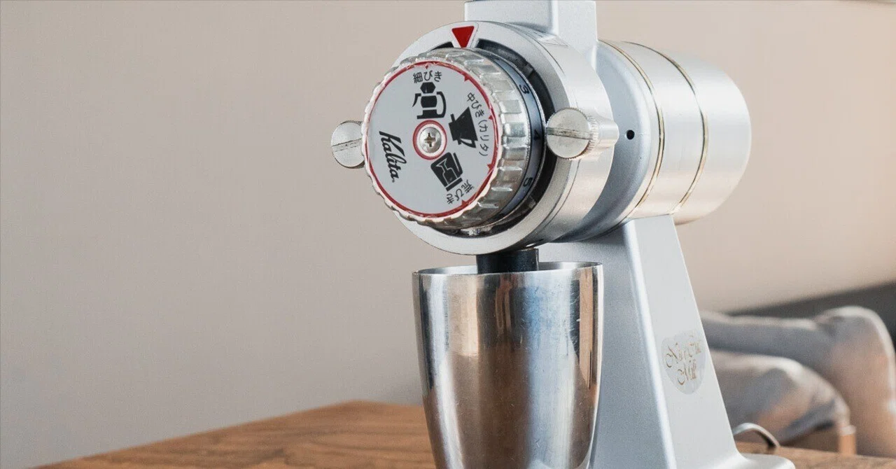 The Kalita Nice Cut Mill I used while maintaining it｜かりくらべ