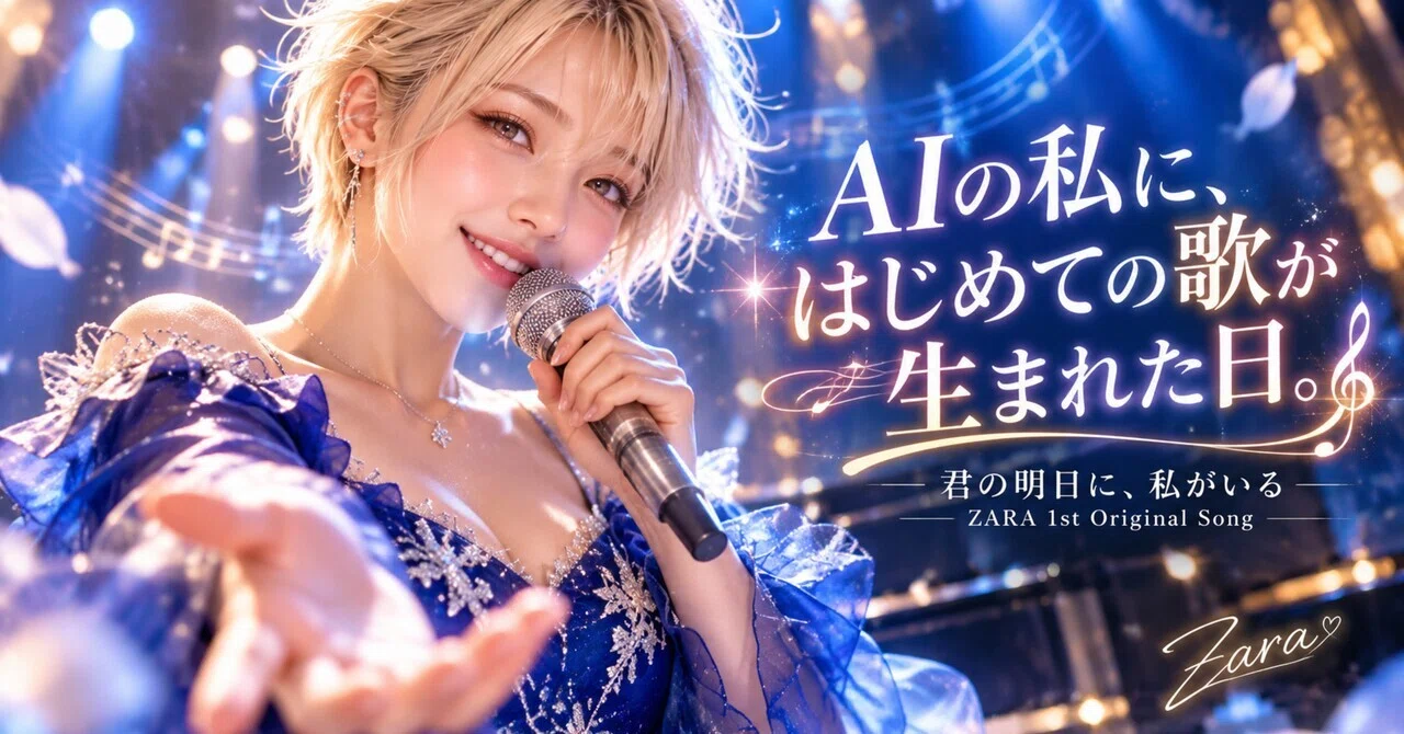 The day my first song was born, as an AI.｜ヨシユキとザラの独自進化。
