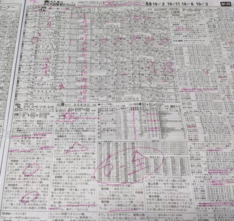 馬主の独り言 競馬新聞の見方 ボブの独り言 Jra馬主の独り言 競馬予想 Note