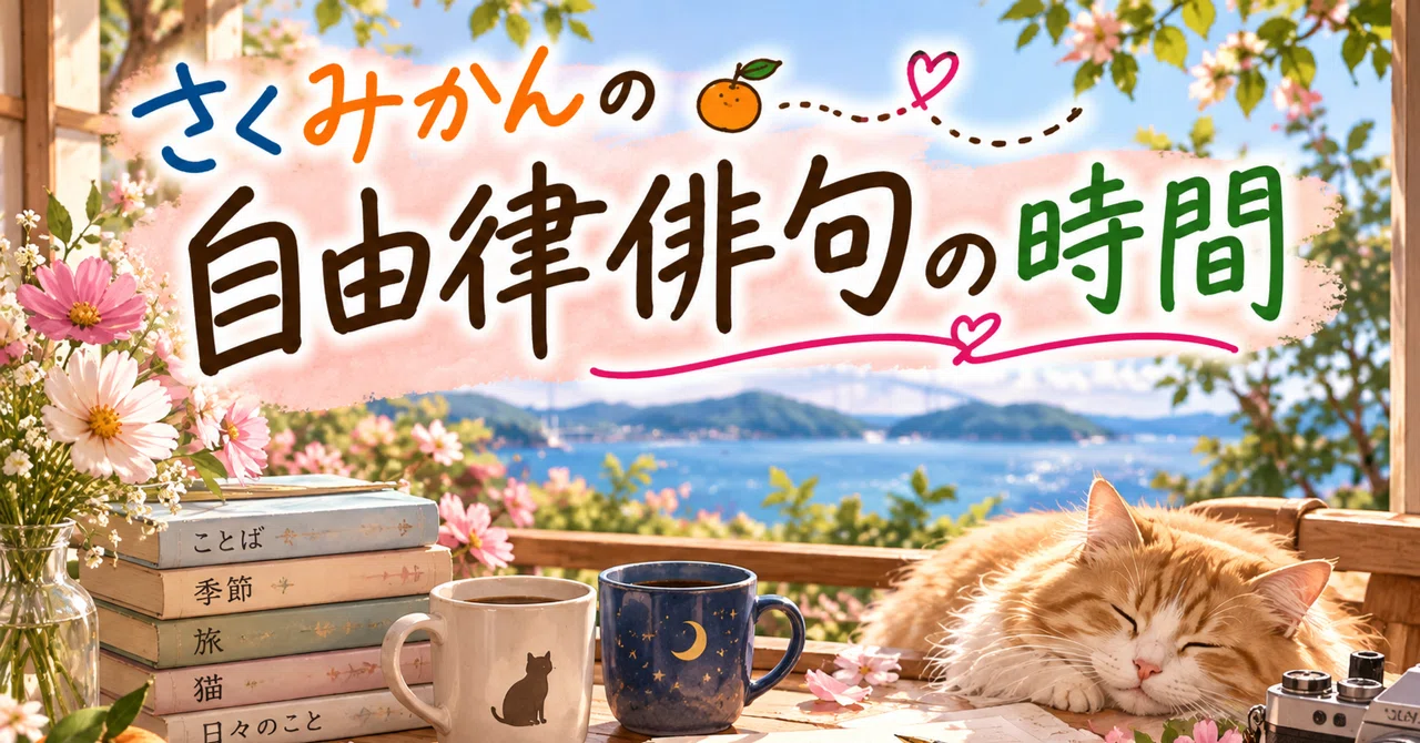 Sakumikan's Free-Verse Haiku Time No. 33｜片桐 みかん