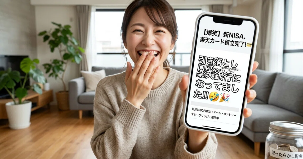 긴급 추가글!! ️[대사건] 신NISA를 1000엔으로 시작한 주부의 블로그가, note 공식에 게재되었습니다…!😭 설마 했던 ...