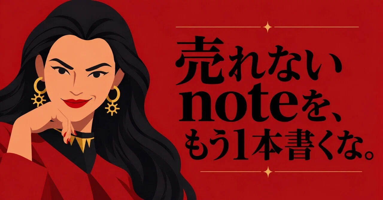 Don't write another note that won't sell.｜ミラ｜museで3ジャンル収益化成功