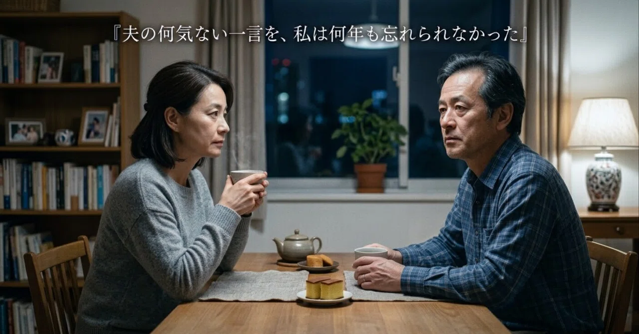 (Short Story) I couldn't forget my husband's casual remark for years ...
