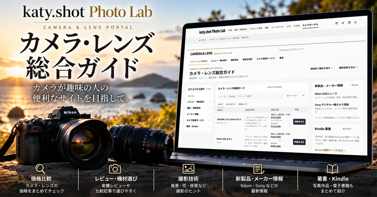 Aiming to be a useful site for camera lovers | We have released a ...