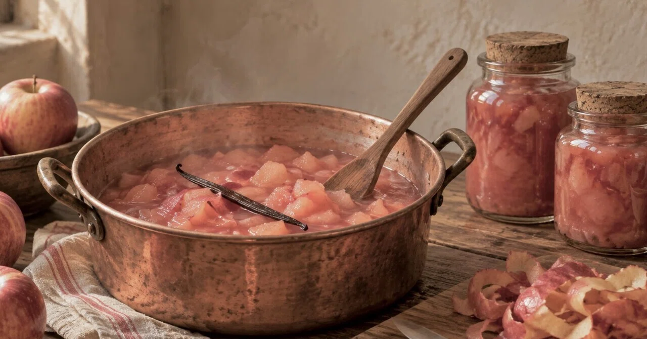 Apples and Bon Dieu ⑤ Rose-Colored Compote｜Lilas BLEU