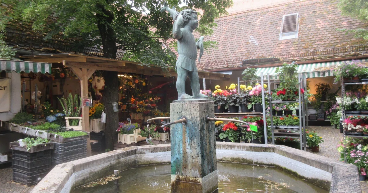 German Life Seen in a Florist's Courtyard｜田中辰明