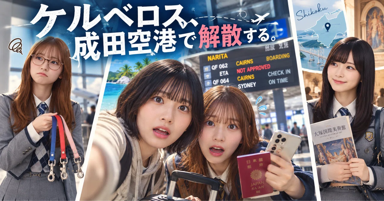 Cerberus Disbands at Narita Airport: Aruno Nakanishi and Hina Okamoto's ...