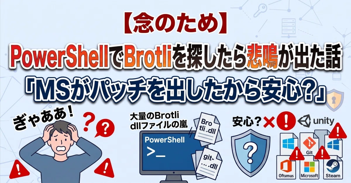 [Just in case] The story of how I screamed when I searched for Brotli ...