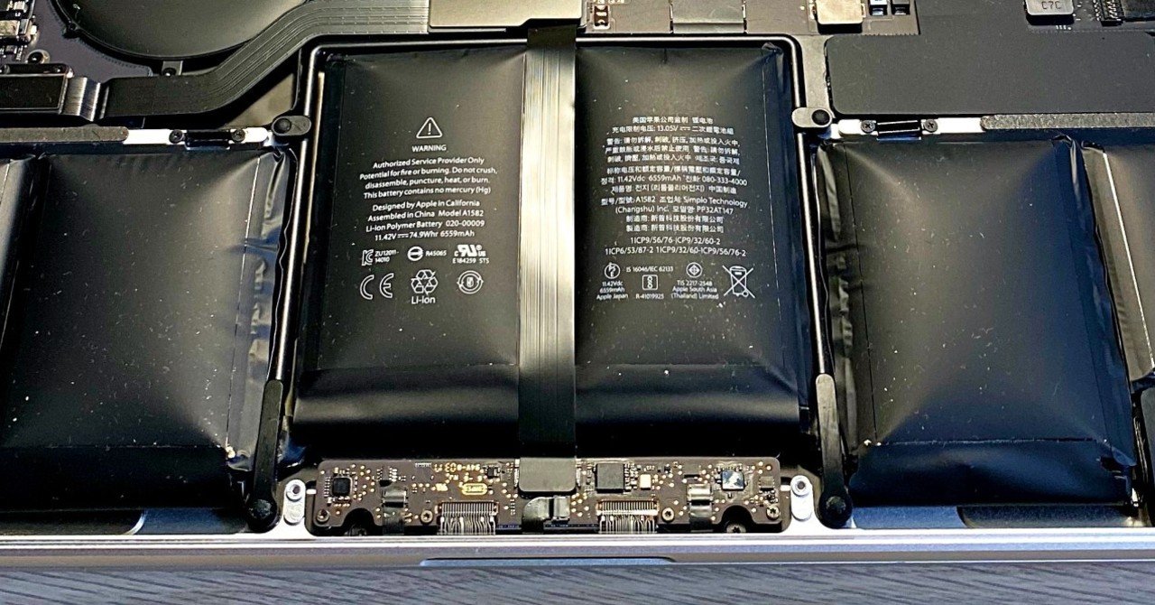 Macbook Proのバッテリーを交換 ふら Note
