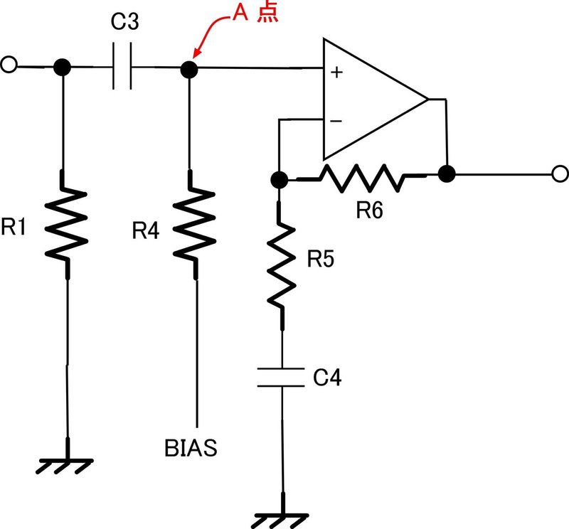 プリアンプ初段回路