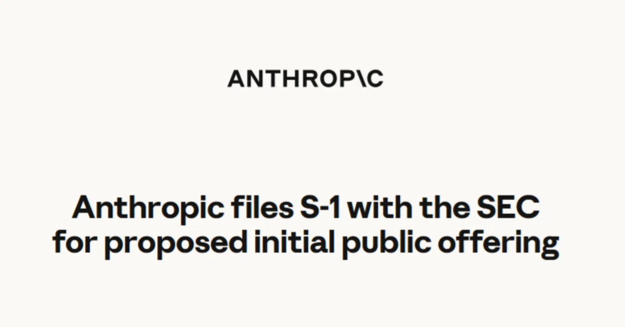 Anthropic Files S-1 with the SEC: Full Details and Key Points of the ...