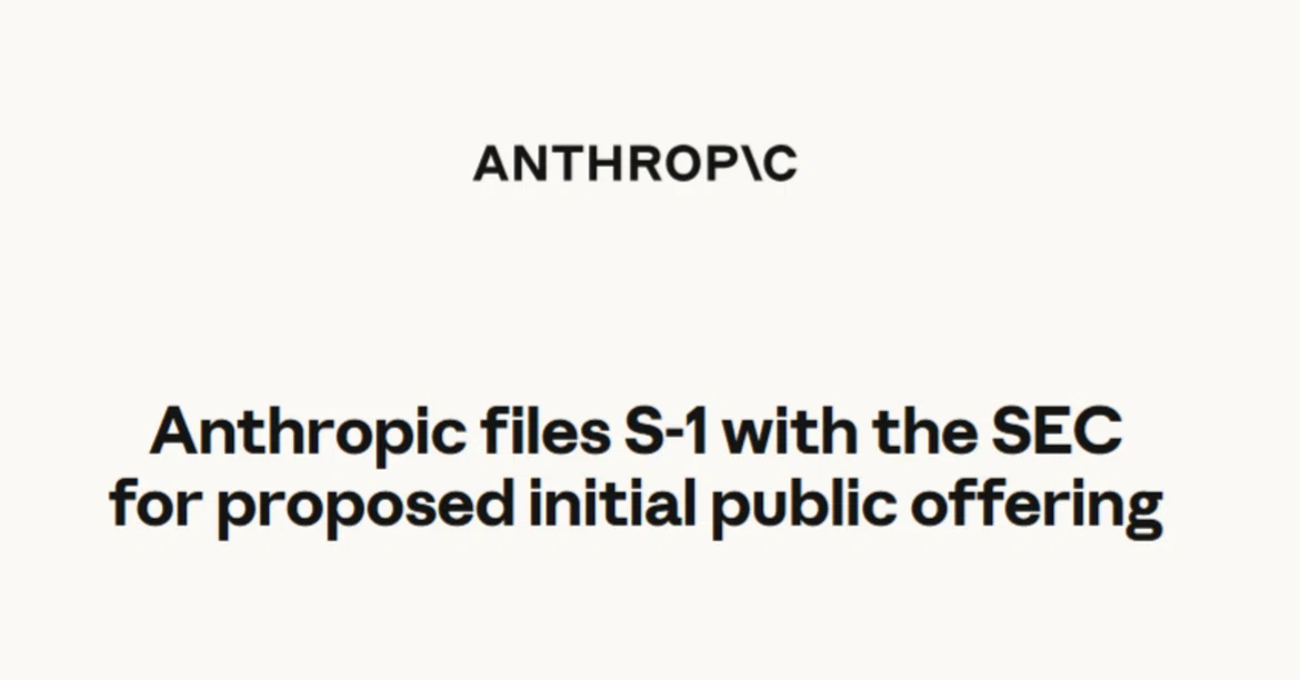 Anthropic Files S-1 with the SEC: Full Details and Key Points of the ...