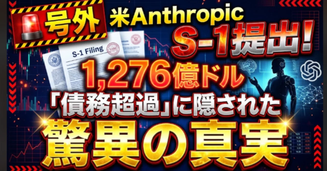 🚨 [Extra] Anthropic files S-1. The astonishing truth hidden behind a ...