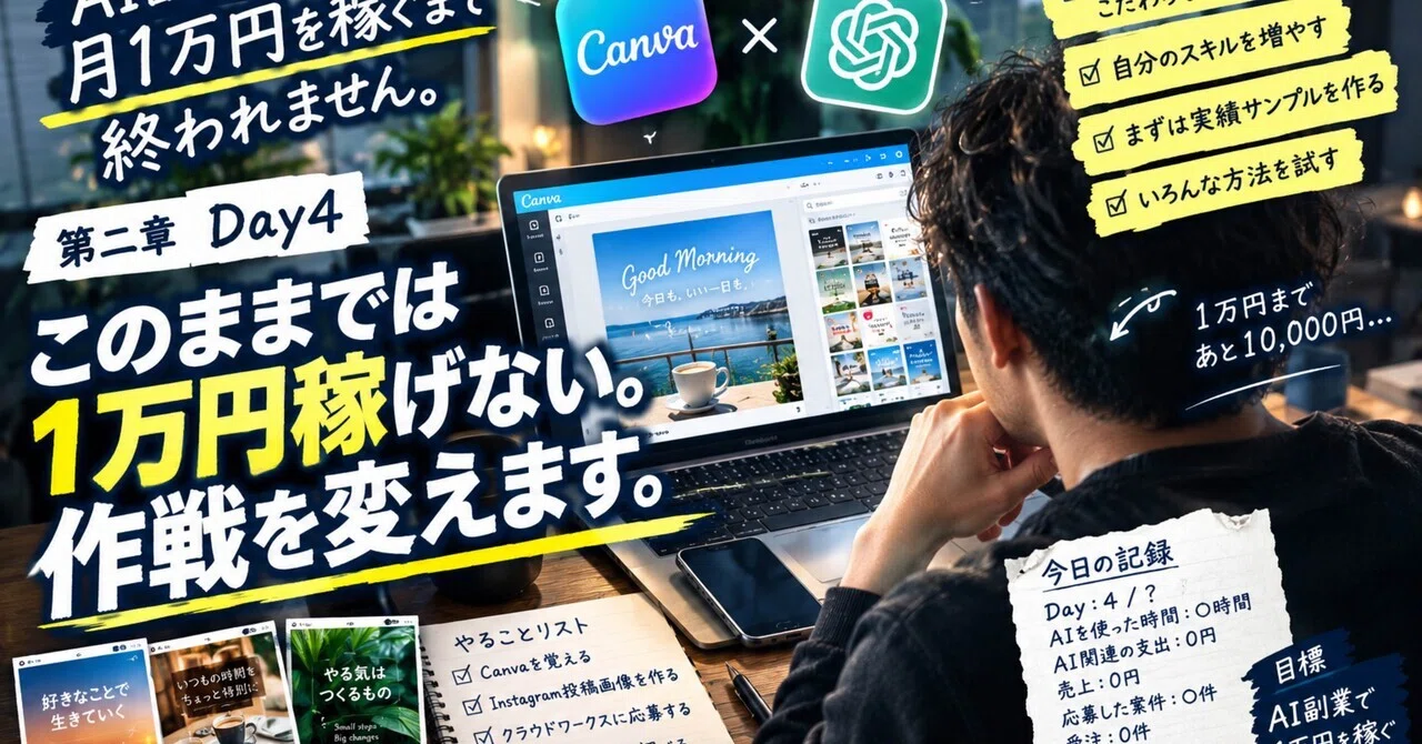 Chapter 2 Day 4: I can't earn 10,000 yen like this. I'm changing my ...