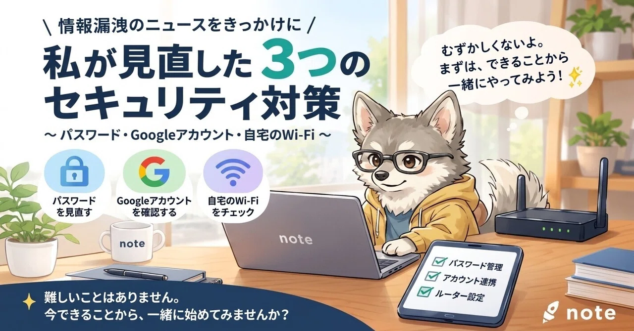 Three Security Measures I Reviewed After News of Data Breaches｜akatuki