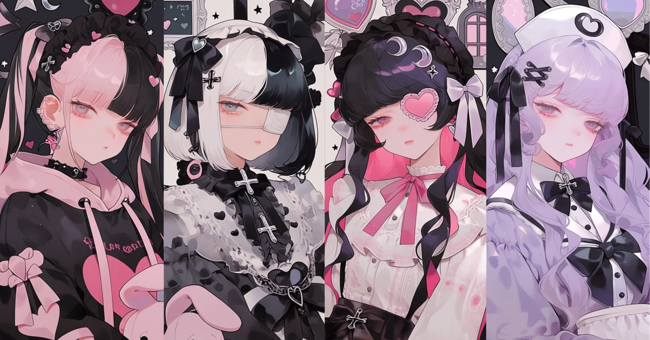 [Free Prompt Distribution] Yami Kawaii Girl Catalog [AI Art]｜PLAYFORM ...