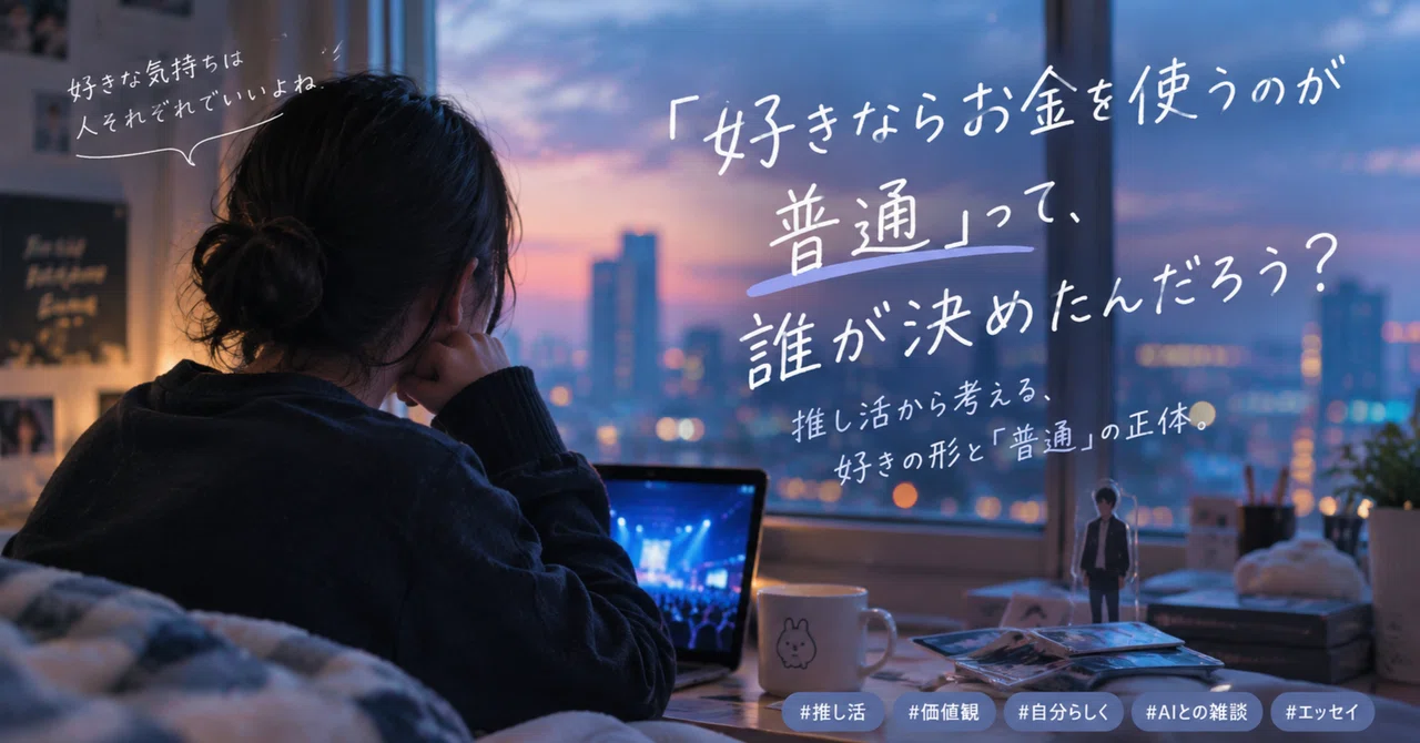 Who decided that 'it's normal to spend money if you like something'?｜いちえん