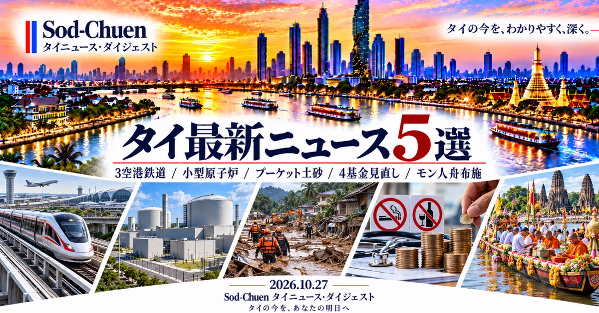 [Top 5 Latest Thailand News] Financing difficulties for 3-airport high ...