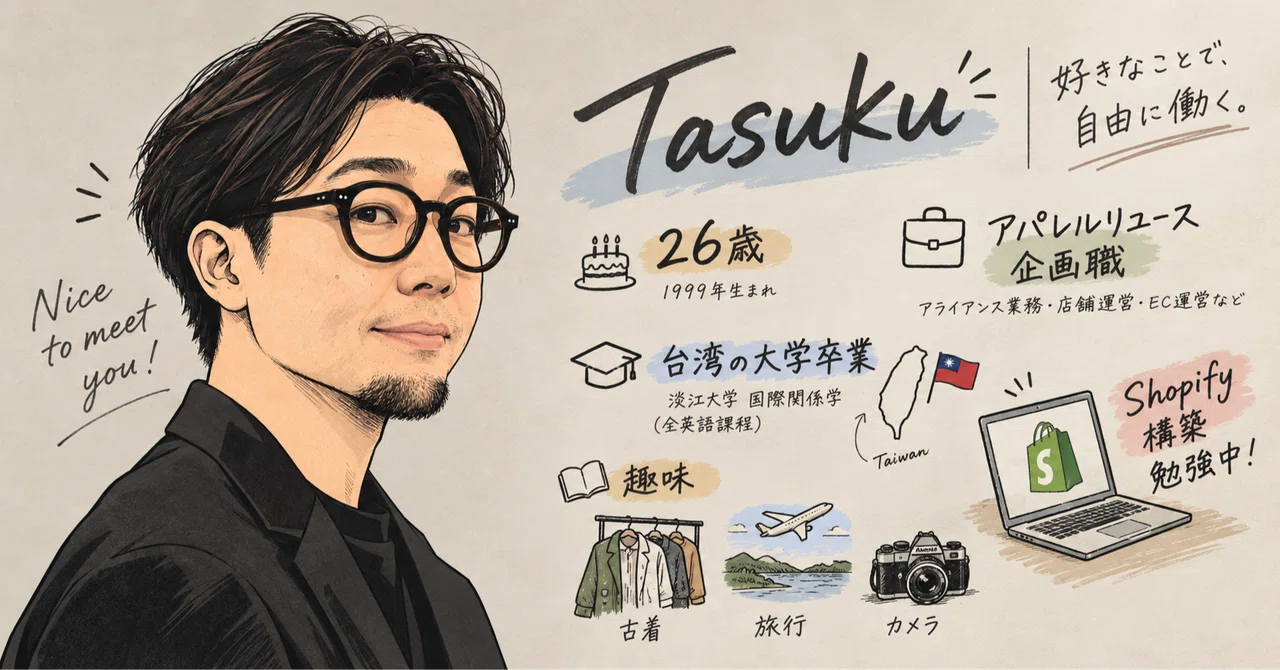 [Self-Introduction] 3rd-year company employee. Studying Shopify ...