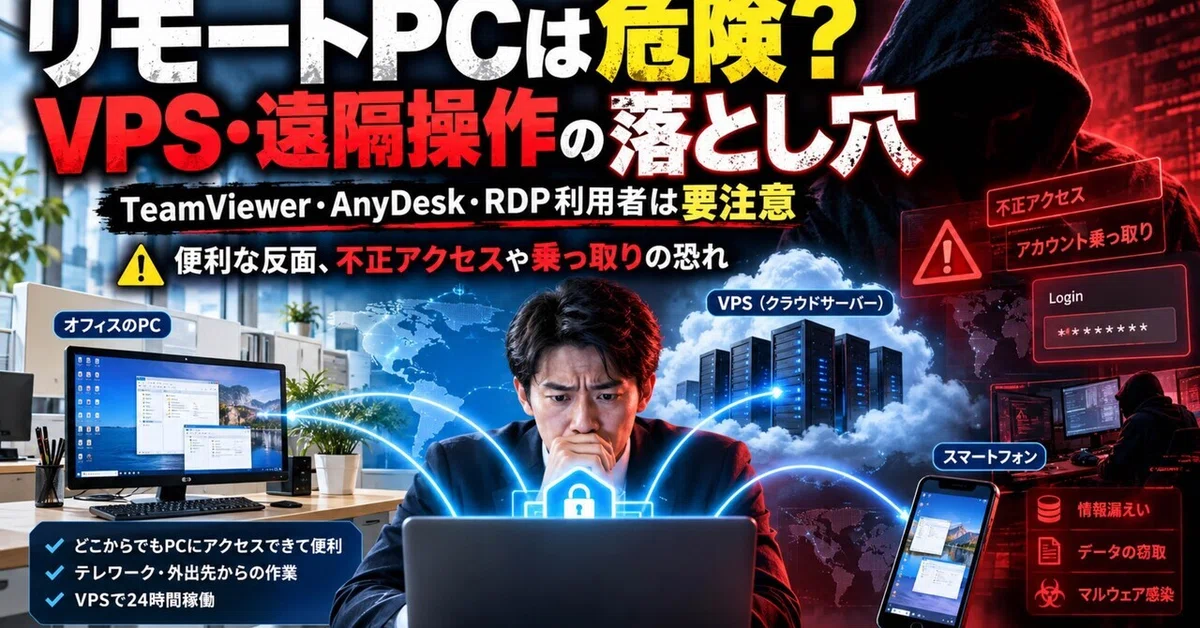 [Are Remote PCs Dangerous?] Security Measures for TeamViewer, AnyDesk ...